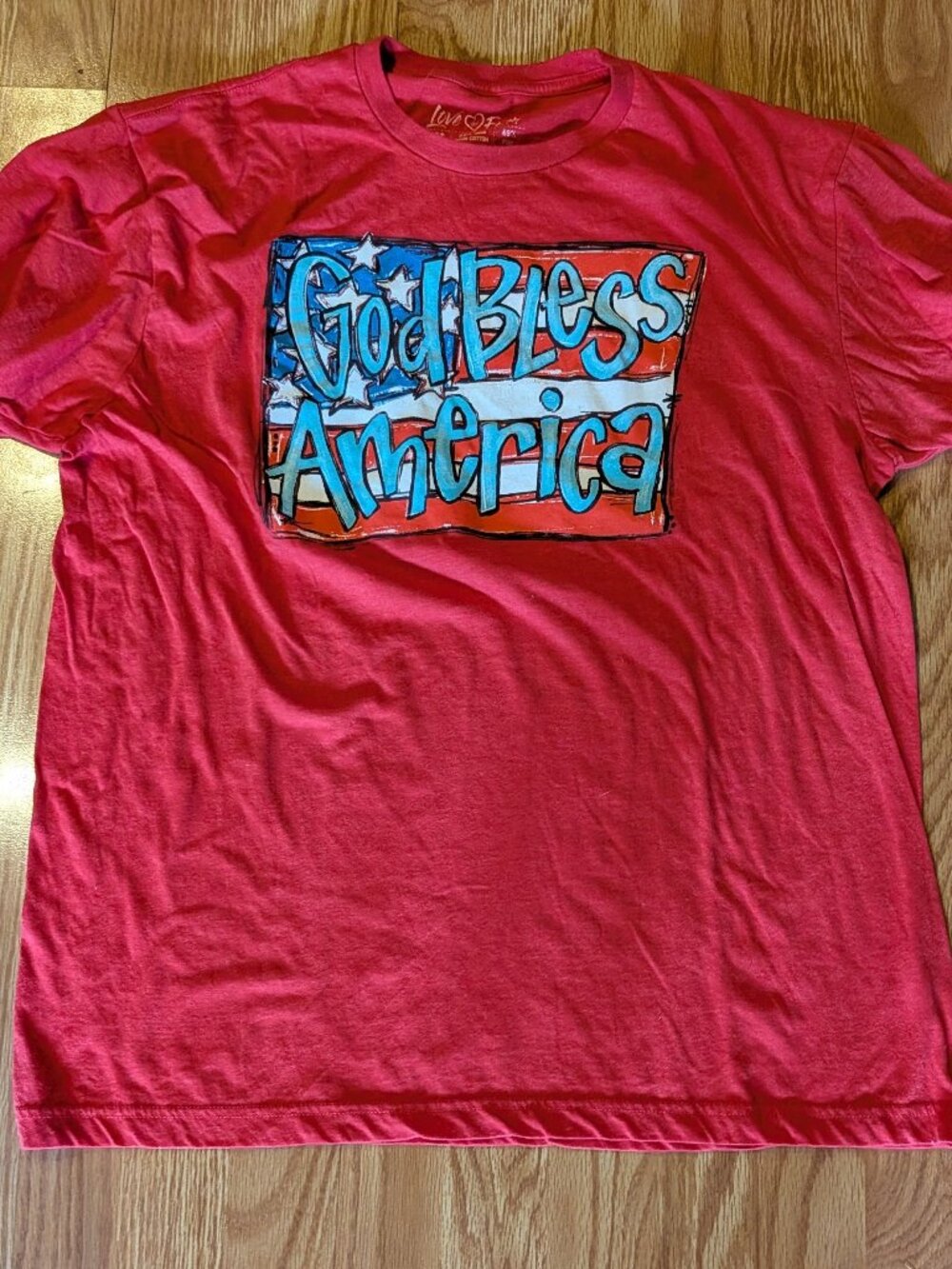 Women's sz xl God Bess America Tshirt